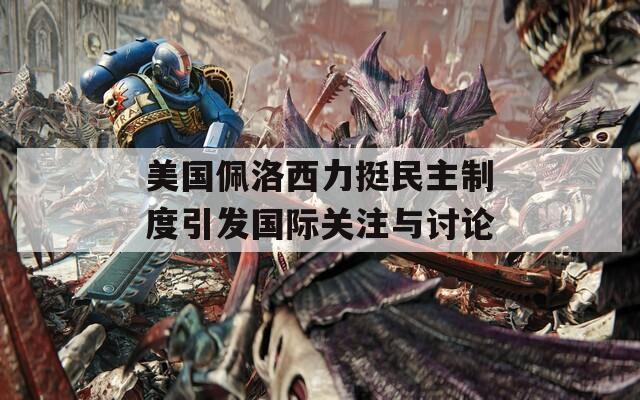 美国佩洛西力挺民主制度引发国际关注与讨论